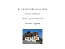 Tablet Screenshot of ortsmuseum-wattenwil.ch
